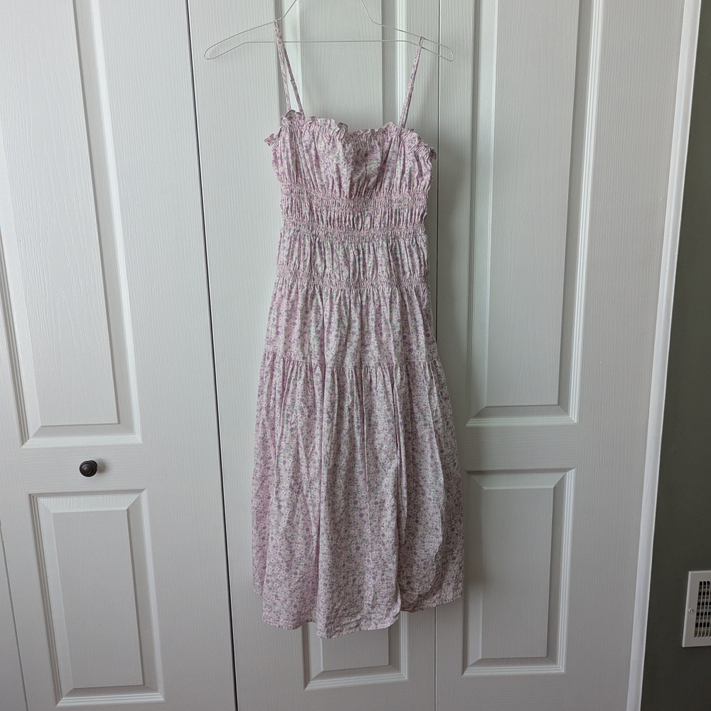 Elodie Lavender Floral Dress